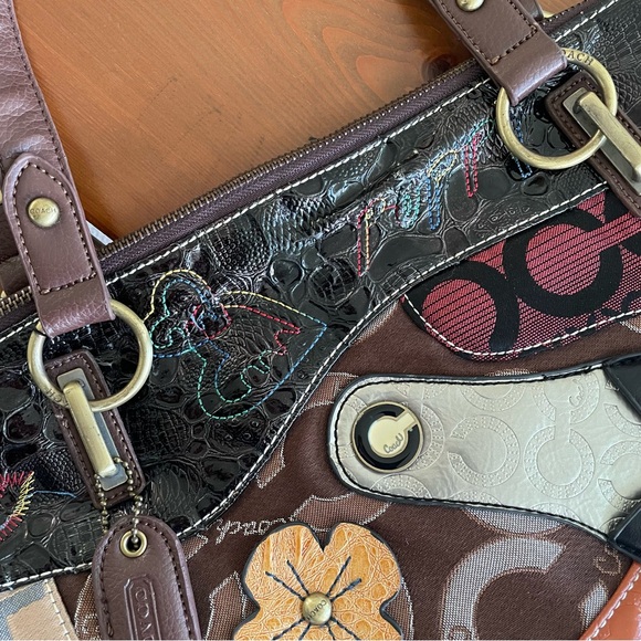 Patchwork Shoulder Bag - Picture 7 of 10